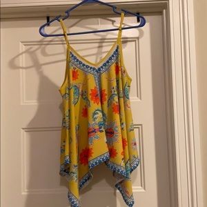 Cute tank! True to size, M